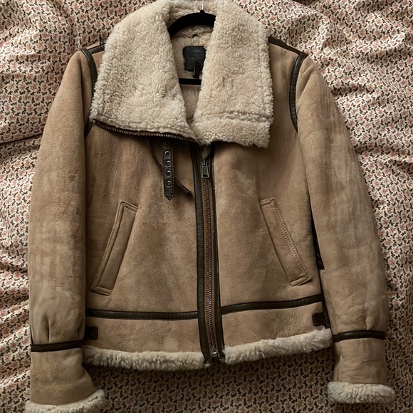 Joie Shearling Jacket. Size small - Picture 3 of 8